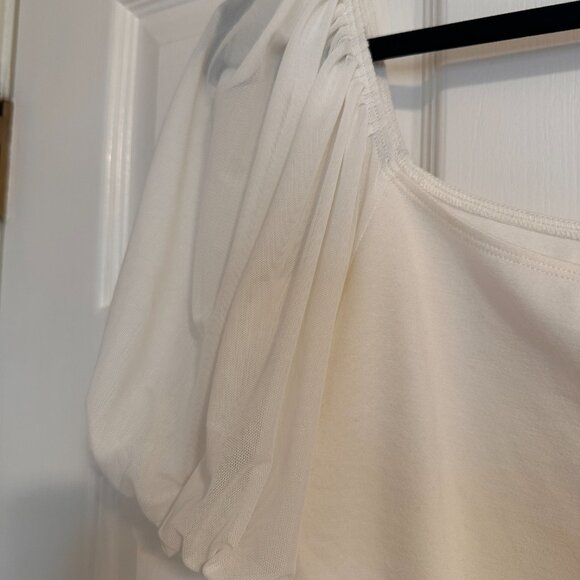 Free People Top with Mesh Sleeves - Picture 3 of 3